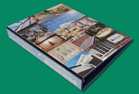 Encapsulated PVC ring binders